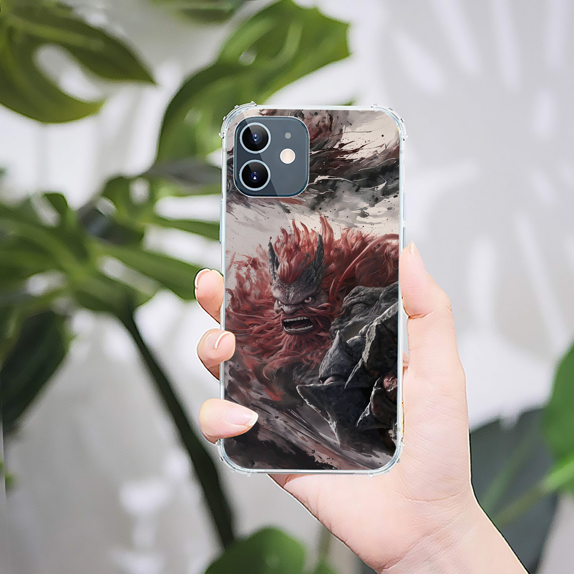 （画像用） Ne Zha 2 ナタ 魔童の大暴れ 【iPhone 12シリーズ対応】透明スマホケース（クリアソフトケース）